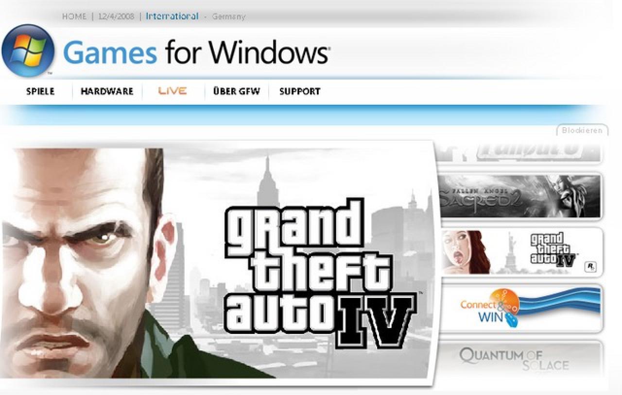 [20/11/2009] Games for Windows Live