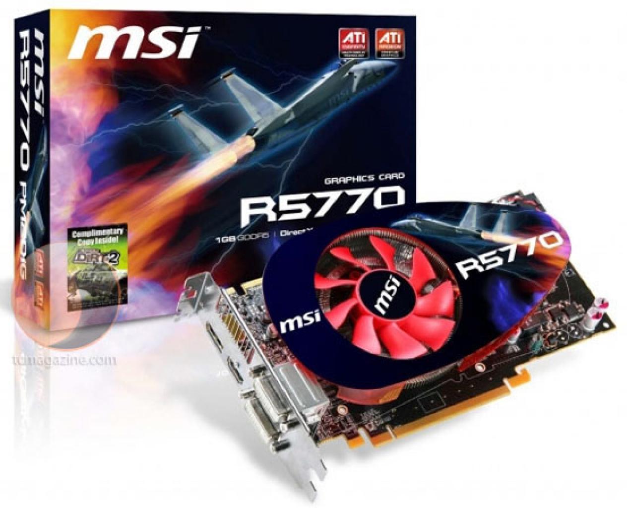 [27/11/2009] MSI R5770‐PM2D1G Channel 