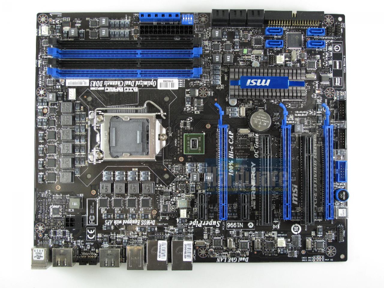 [20/11/2009] MSI Big Bang Trinergy - ohne Kühler