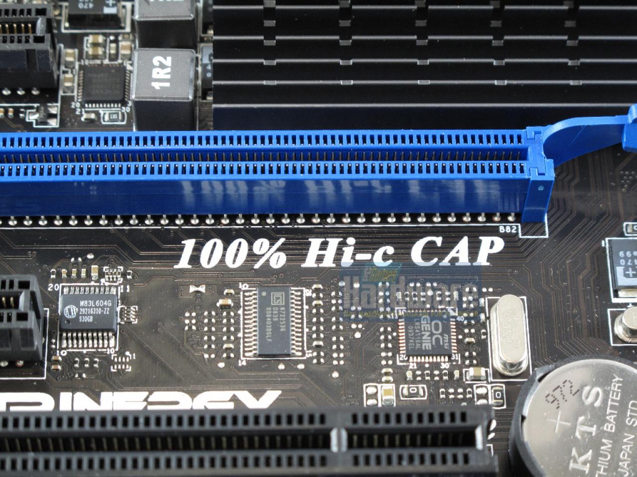 [20/11/2009] MSI Big Bang Trinergy - statt ELKOS oder solid Caps kommen Hi-c Caps zum Einsatz...(8)