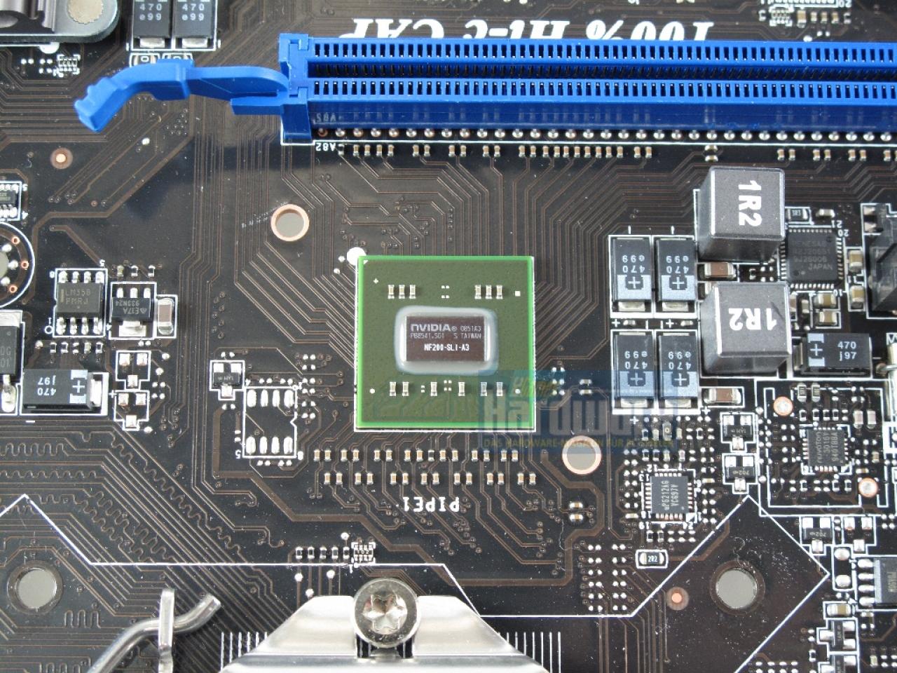 [20/11/2009] MSI Big Bang Trinergy - der NF200-SLI-Chip (13)