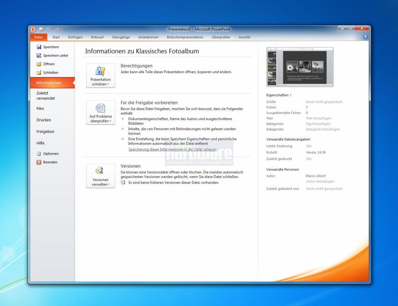 [19/11/2009] Microsoft Office 2010 Beta Powerpoint 001