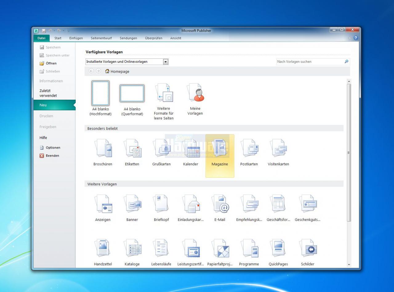 [19/11/2009] Microsoft Office 2010 Beta Publisher 001