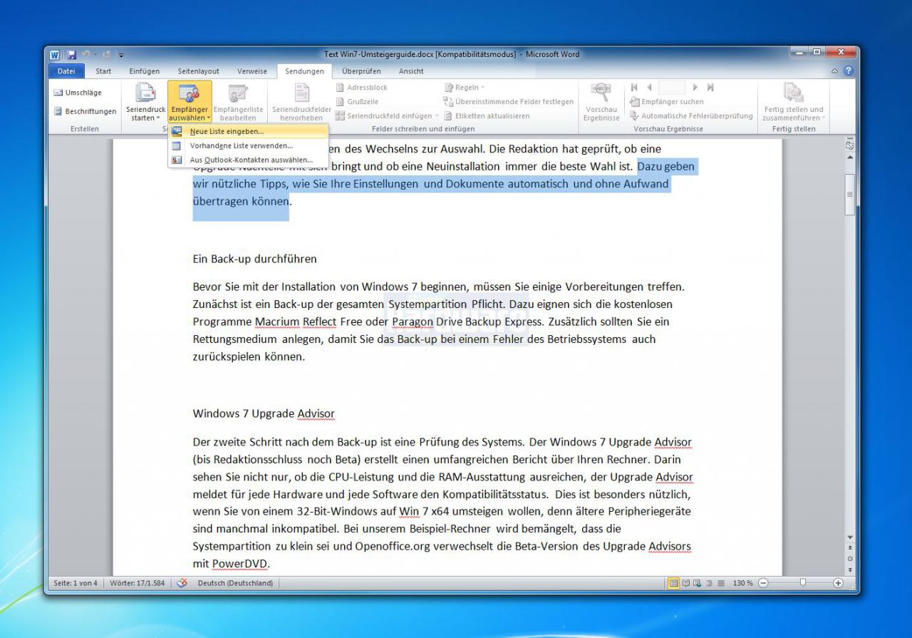 [19/11/2009] Microsoft Office 2010 Beta Word 007