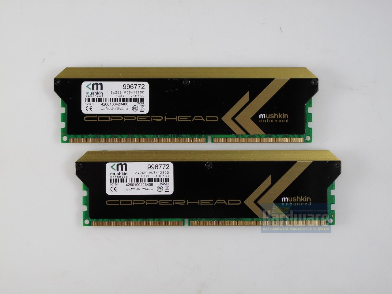 [13/11/2009] Mushkin Blackline Copperhead: 2 x 2048 MiByte DDR3-1600, 7-8-7-20, 1,65, Volt (1)