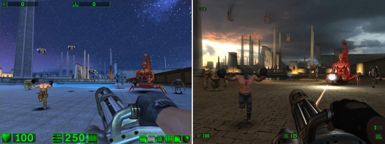 [26/11/2009] Serious Sam: Original gegen HD Vergleich