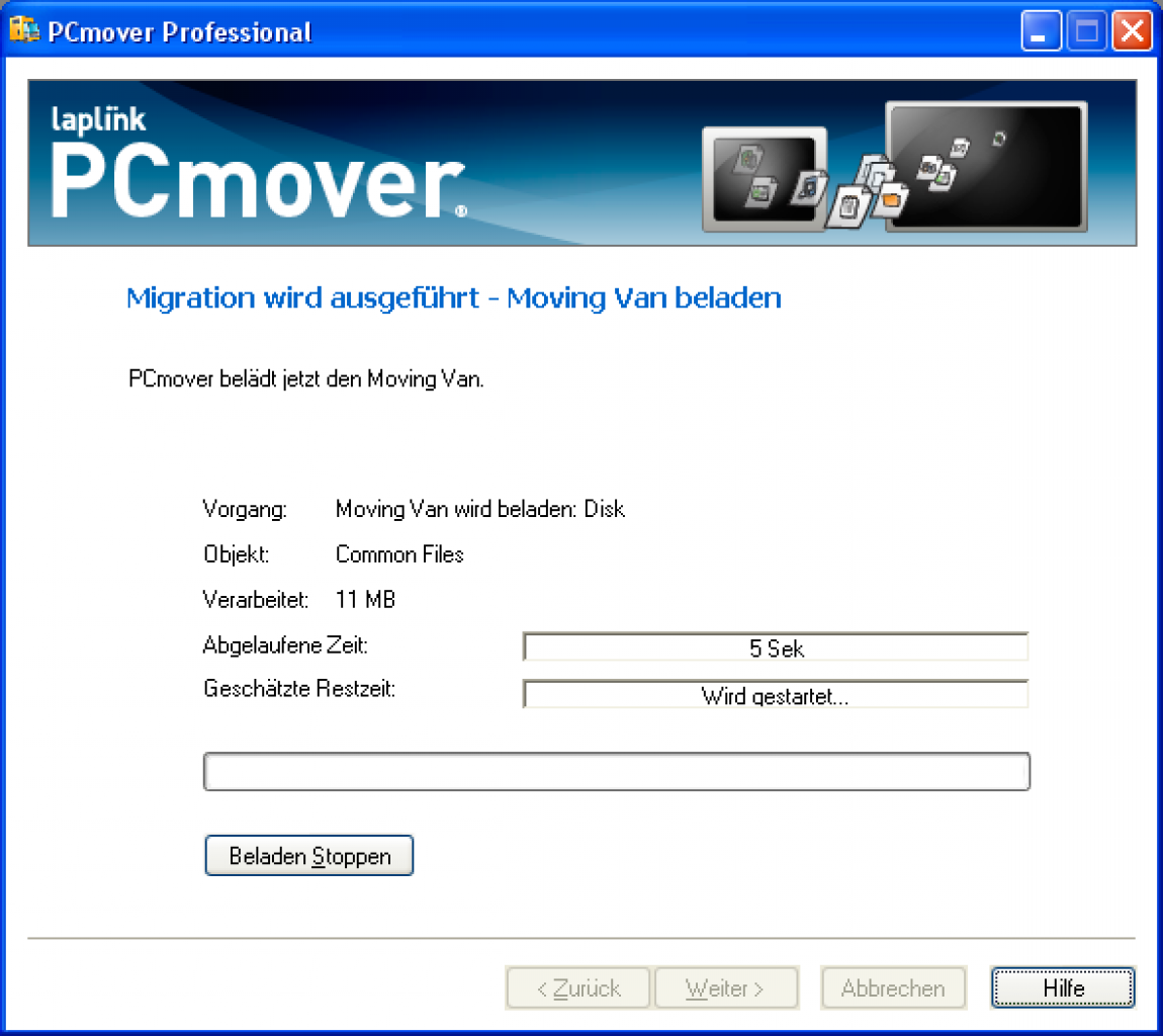 [03/11/2009] Umzugshilfe für Windows 7: Datentransfer auf ausgewähltes Medium