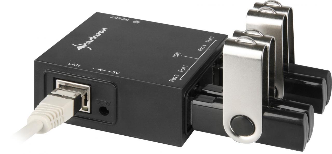 [27/11/2009] Sharkoon vernetzt USB-Geräte im LAN (4)