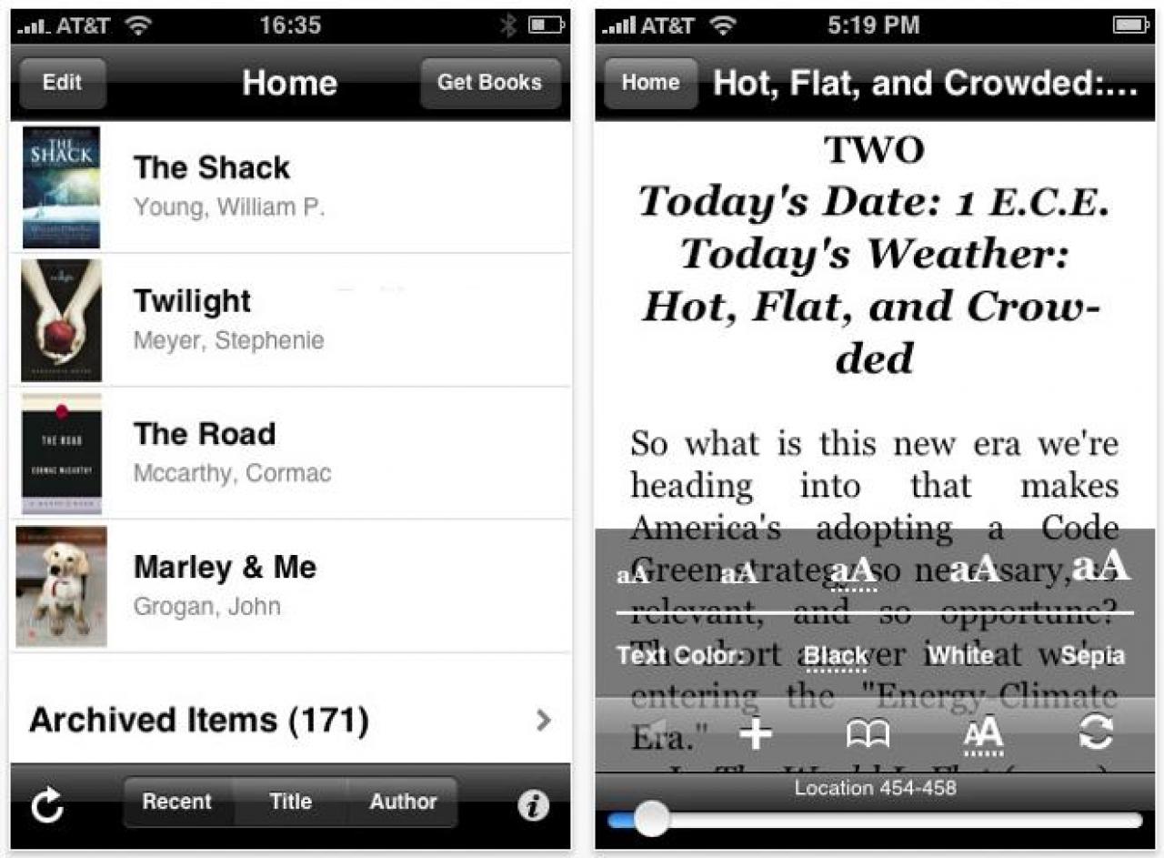 [15/12/2009] Amazon Kindle: Anwendung für Iphone und Ipod Touch nun in Deutschland erhältlich (2)