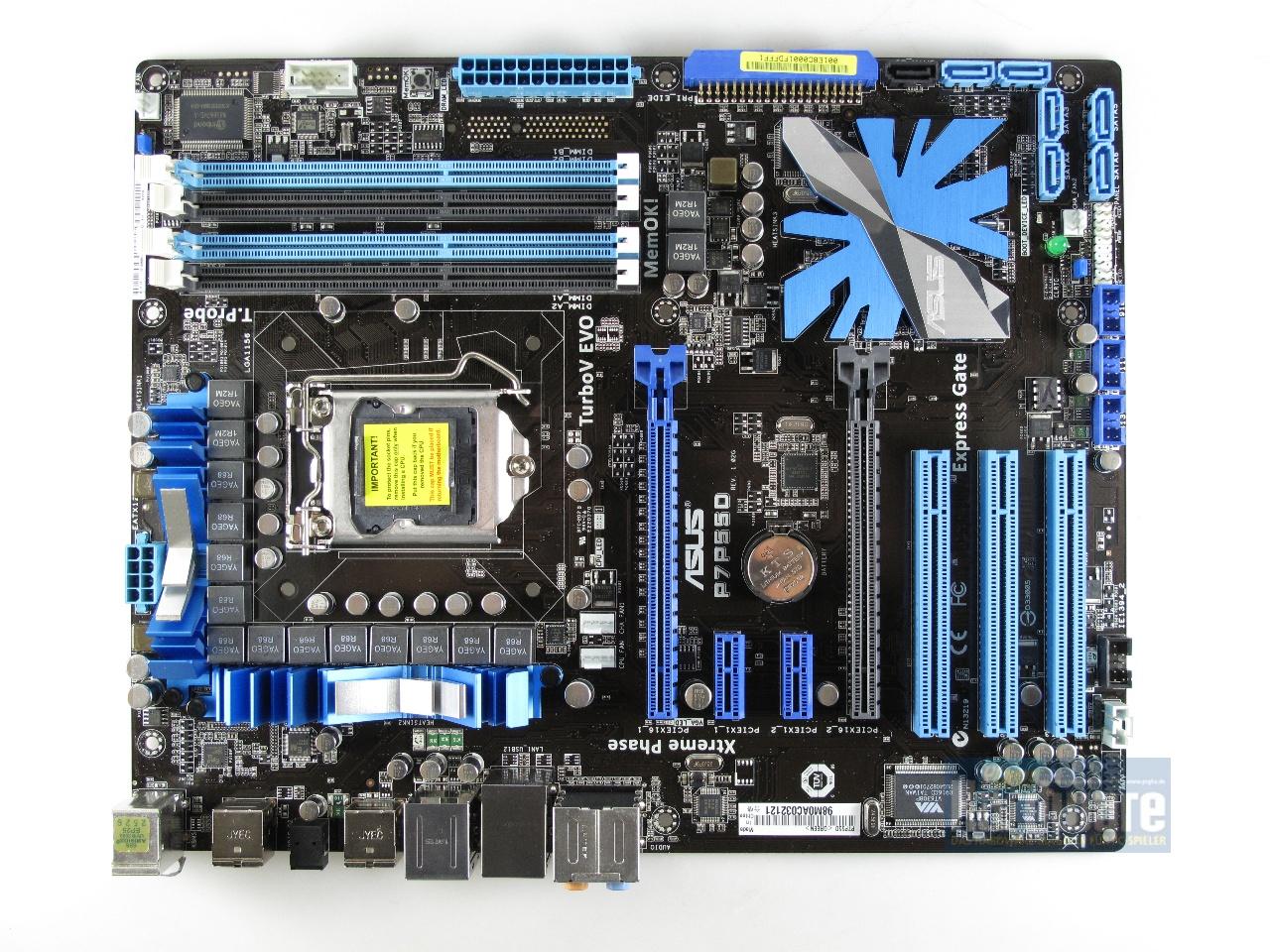 [29/12/2009] Asus P7P55D im Test-PC 01 mit Core i7-860 @ Standardtakt (1)