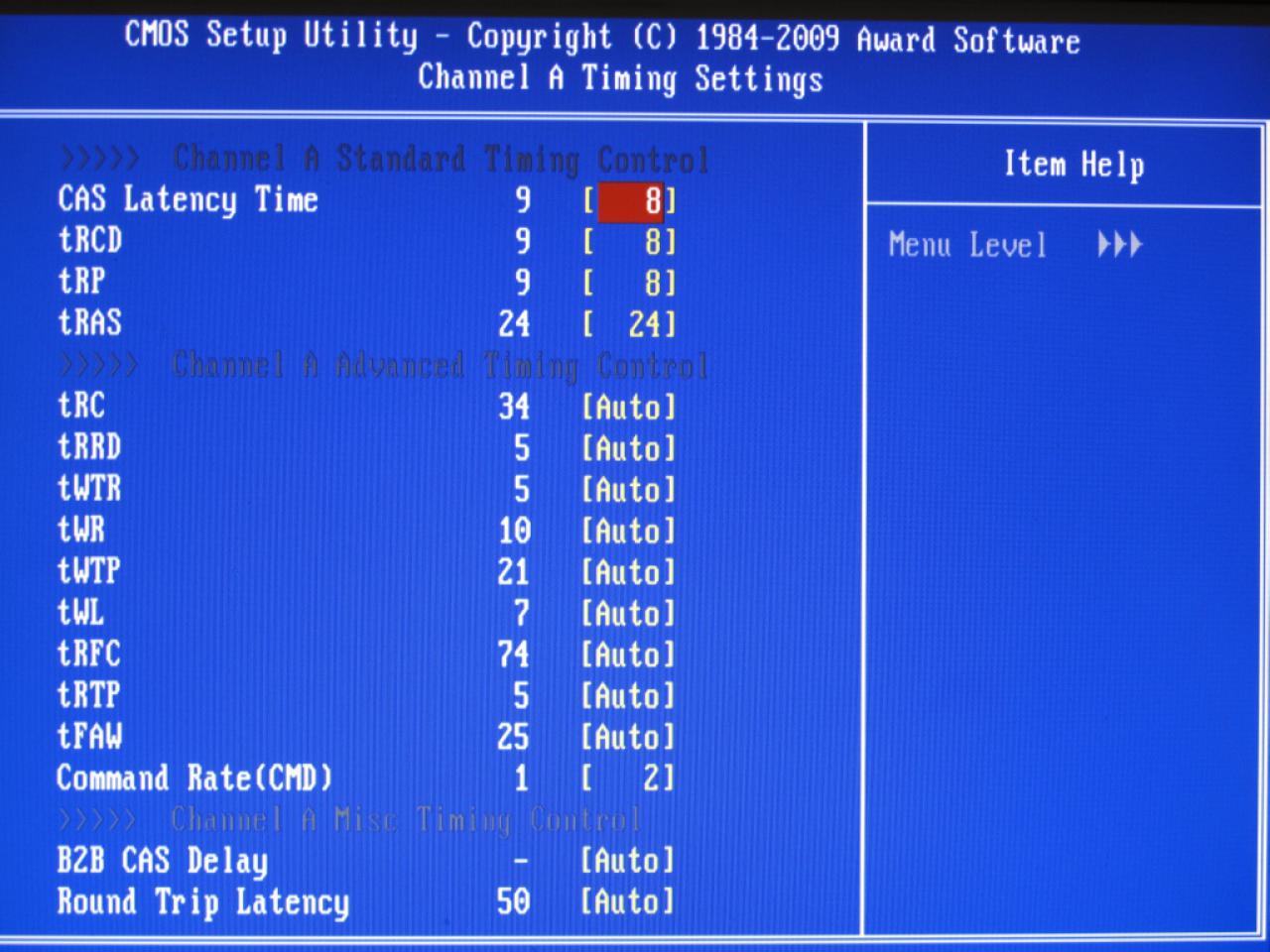 [29/12/2009] Verwendete BIOS-Einstellungen bei Gigabyte P55A-UD6 (5)