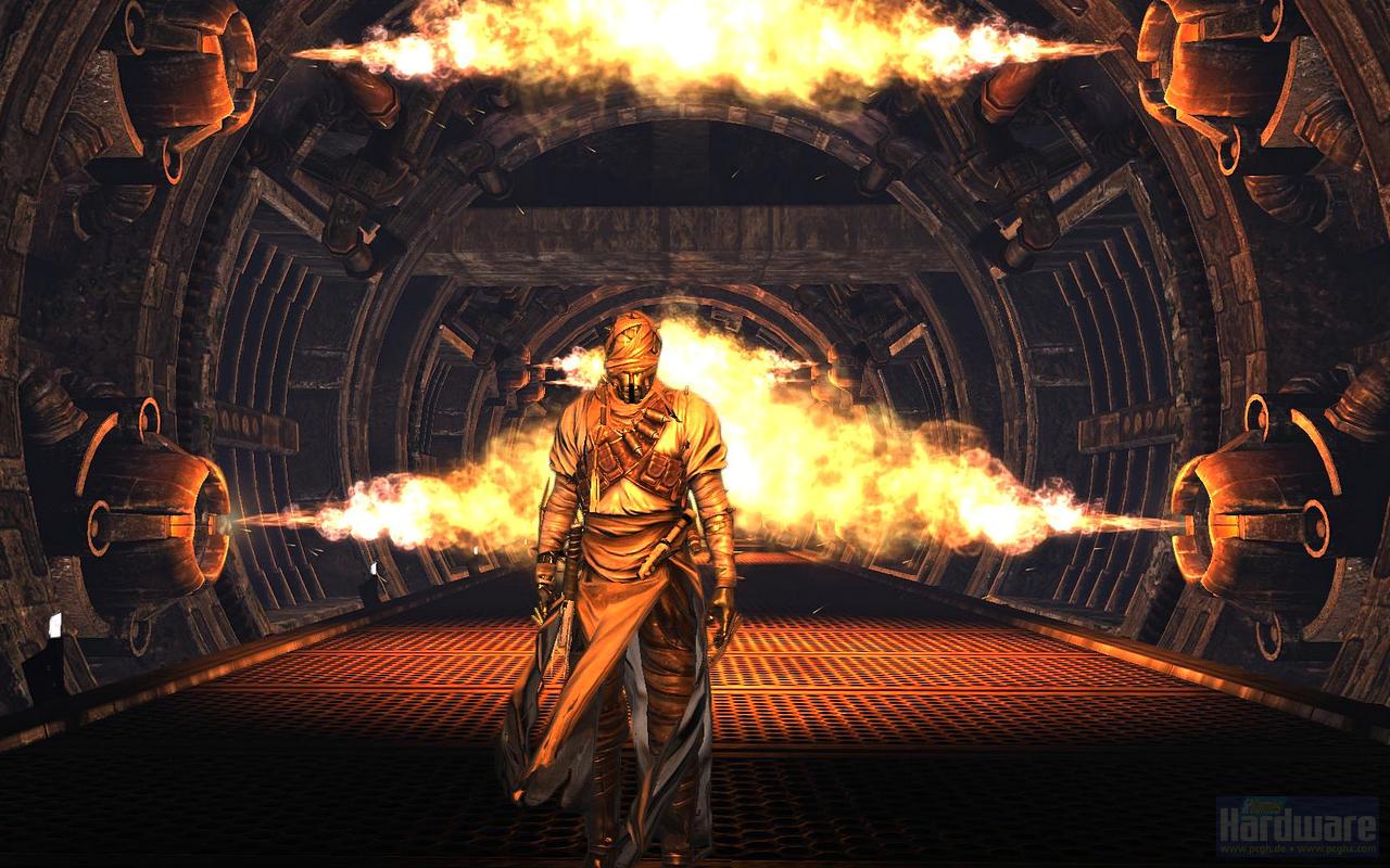[22/12/2009] Star Wars ist Kult und The Force Unleashed zumindest kurzweilig der Hammer. Stellen Sie sich bei diesem Shot einfach das Theme von John Williams vor.