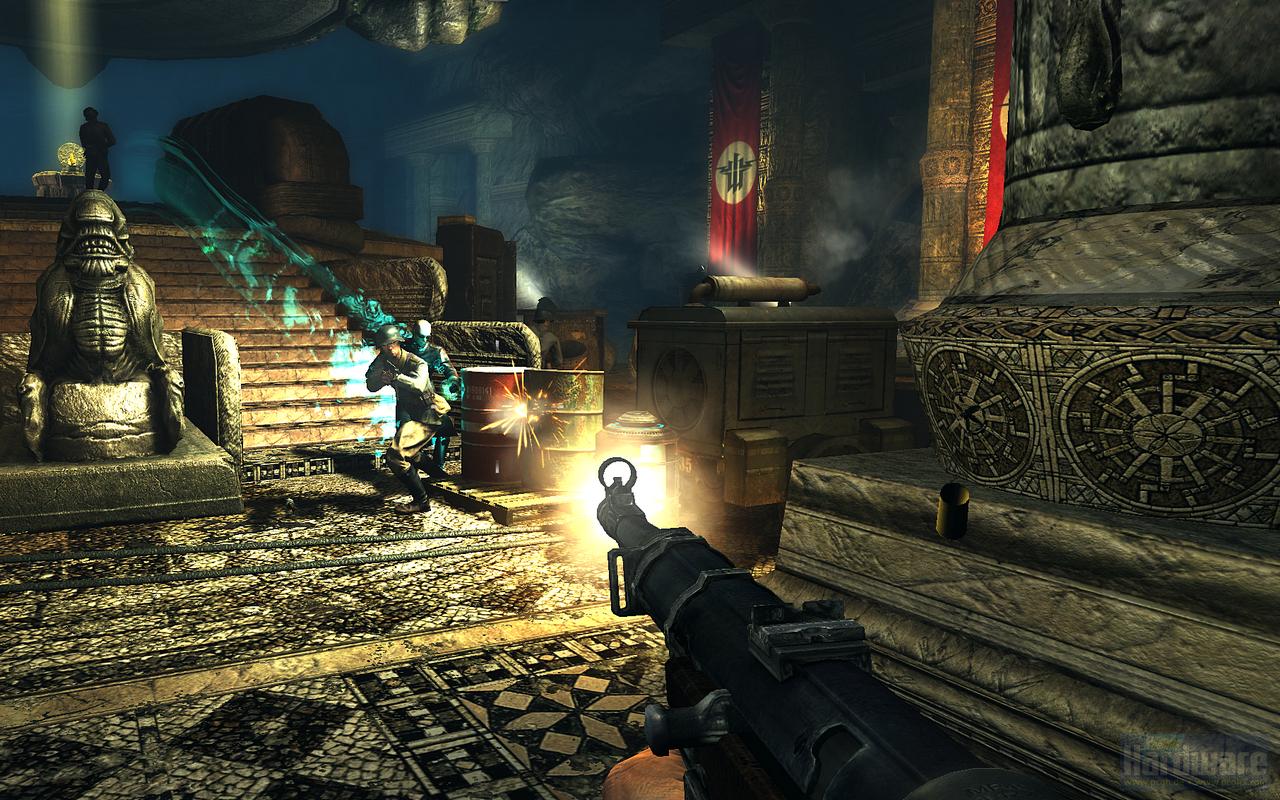 [22/12/2009] Es kracht und scheppert und spielt sich herrlich banal: Wolfenstein mag stupide sein, aber spaßig.
