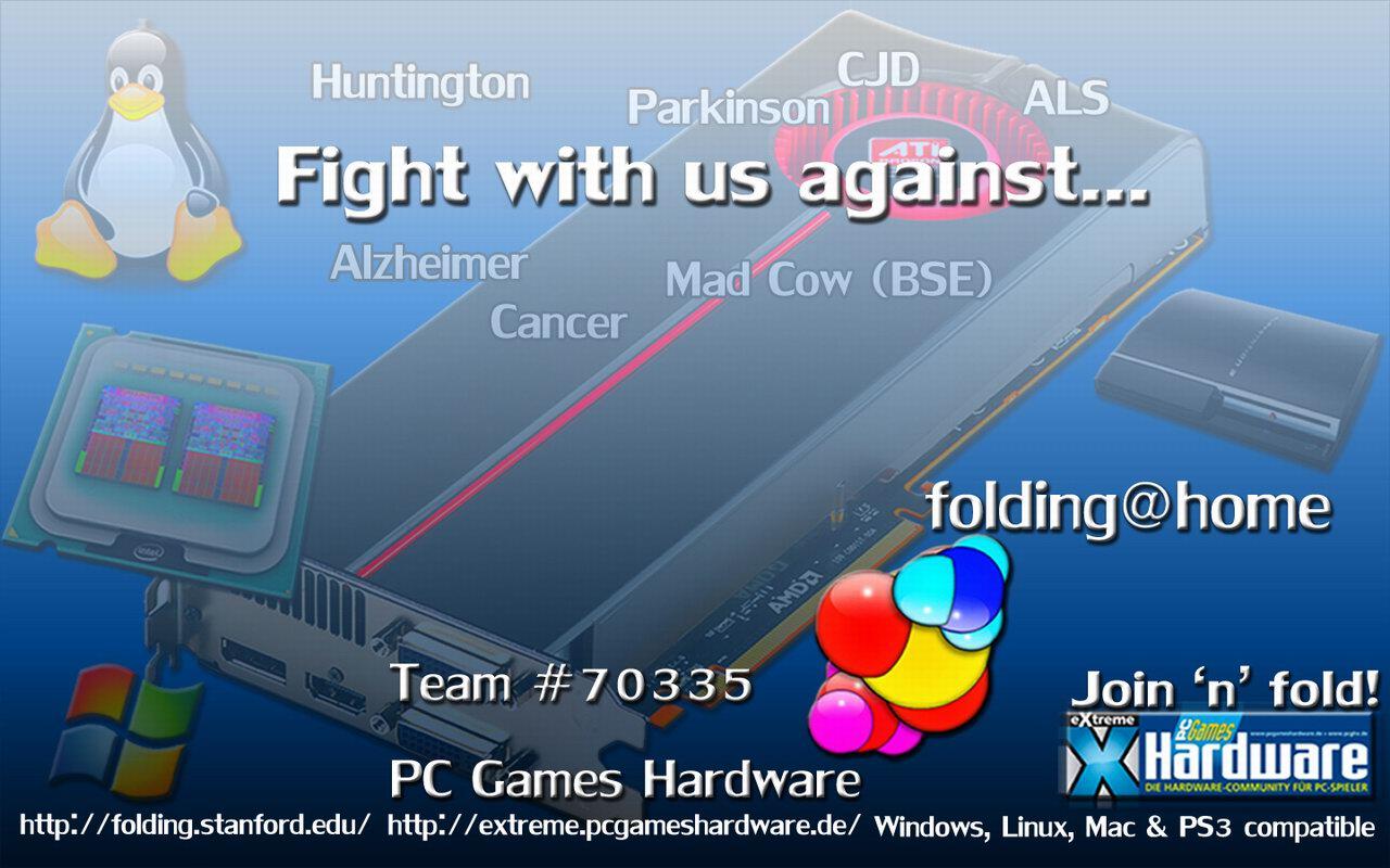 [27/12/2009] Folding-Wallpaper für das PCGH-Team