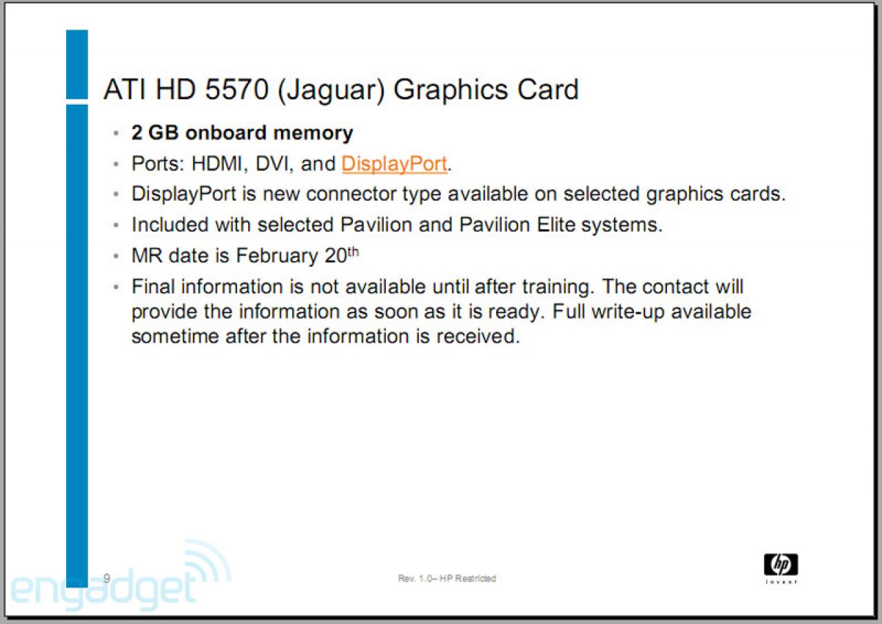 [09/12/2009] HP Präsentation: Radeon HD5570 & HD5350 Grafikkarten ab Frühjahr in Pavillion-Systemen. (3)