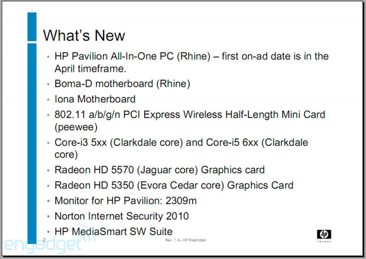 [09/12/2009] HP Präsentation: Radeon HD5570 & HD5350 Grafikkarten ab Frühjahr in Pavillion-Systemen. (1)