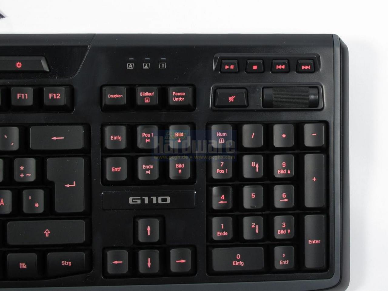 [09/12/2009] Logitech G110 Gaming Tastatur Keyboard 12