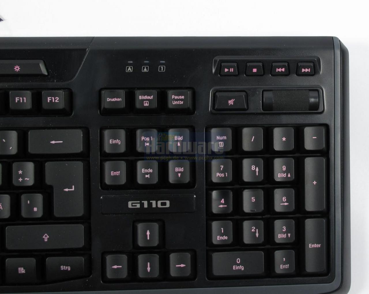 [09/12/2009] Logitech G110 Gaming Tastatur Keyboard 13