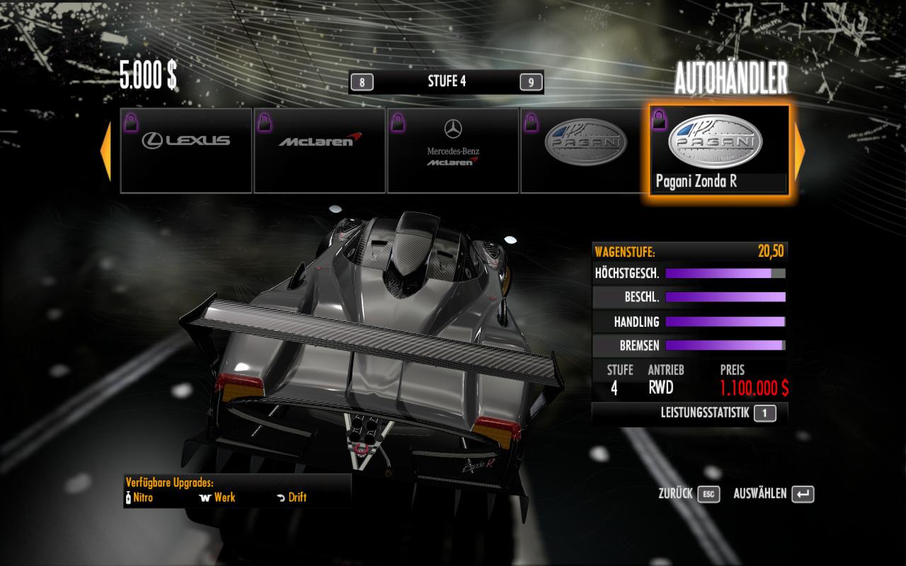 [22/12/2009] Pagani Zonda R mit Texturmod