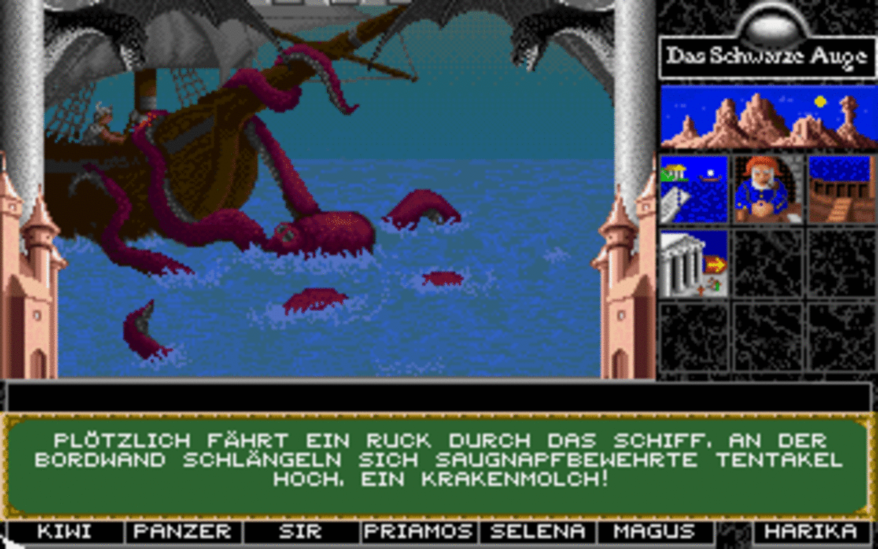 [01/12/2009] 1992: Der Start zur Nordlandtrilogie von Das Schwarze Auge wird eingeläutet. In Die Schicksalsklinge wird Aventurien noch blockweise präsentiert. Sternenschweif (1994) und Schatten über Riva (1996) scrollen.