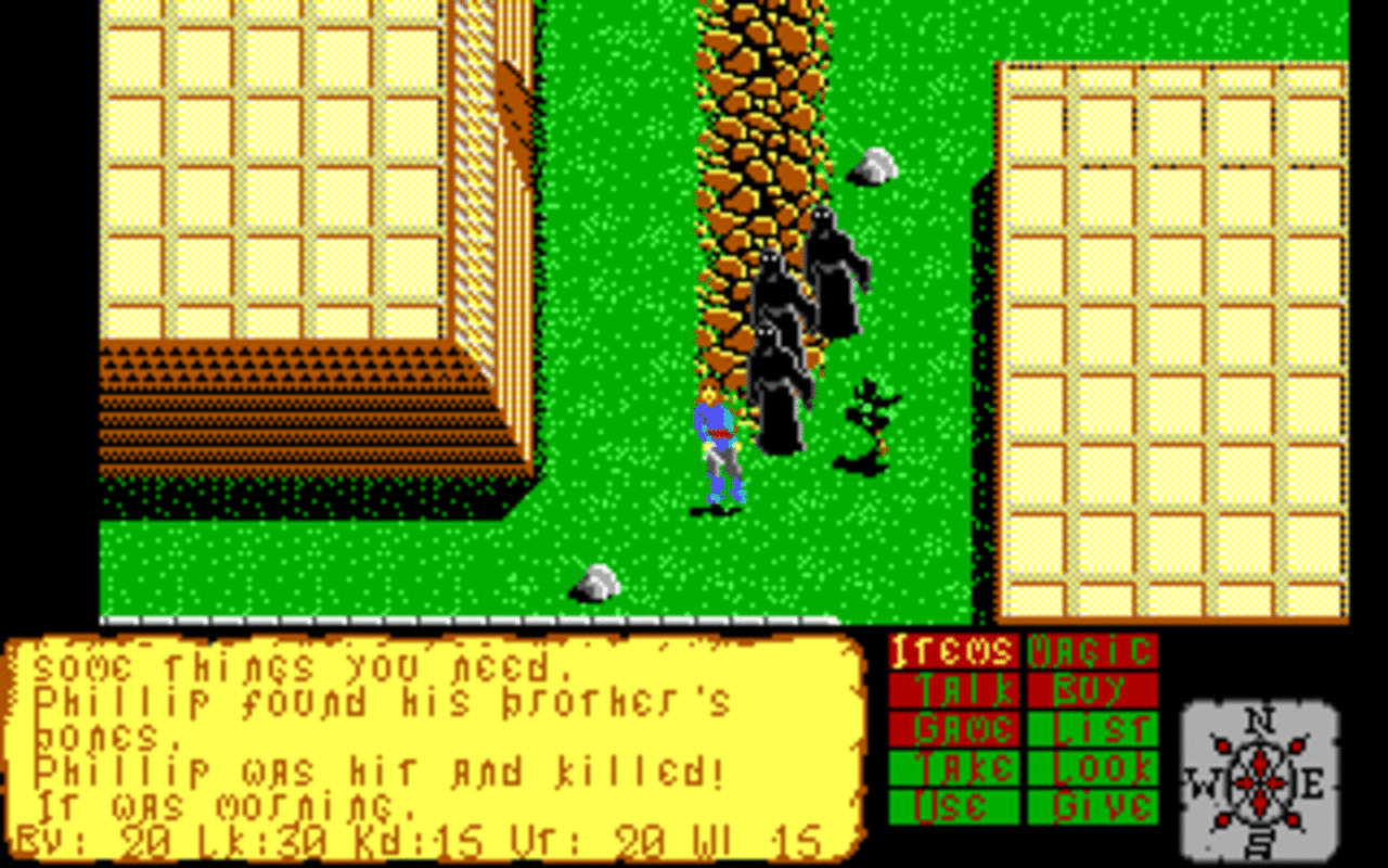 [01/12/2009] 1987: Das kaum bekannte The Faery Tale Adventure erscheint (Port 1989). Es gilt als Begründer von Diablo und Baldur's Gate.