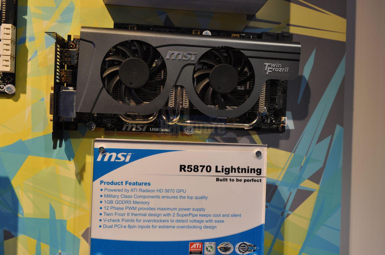 [11/01/2010] CES 2010 Hardware MSI HD 5870 Lighning