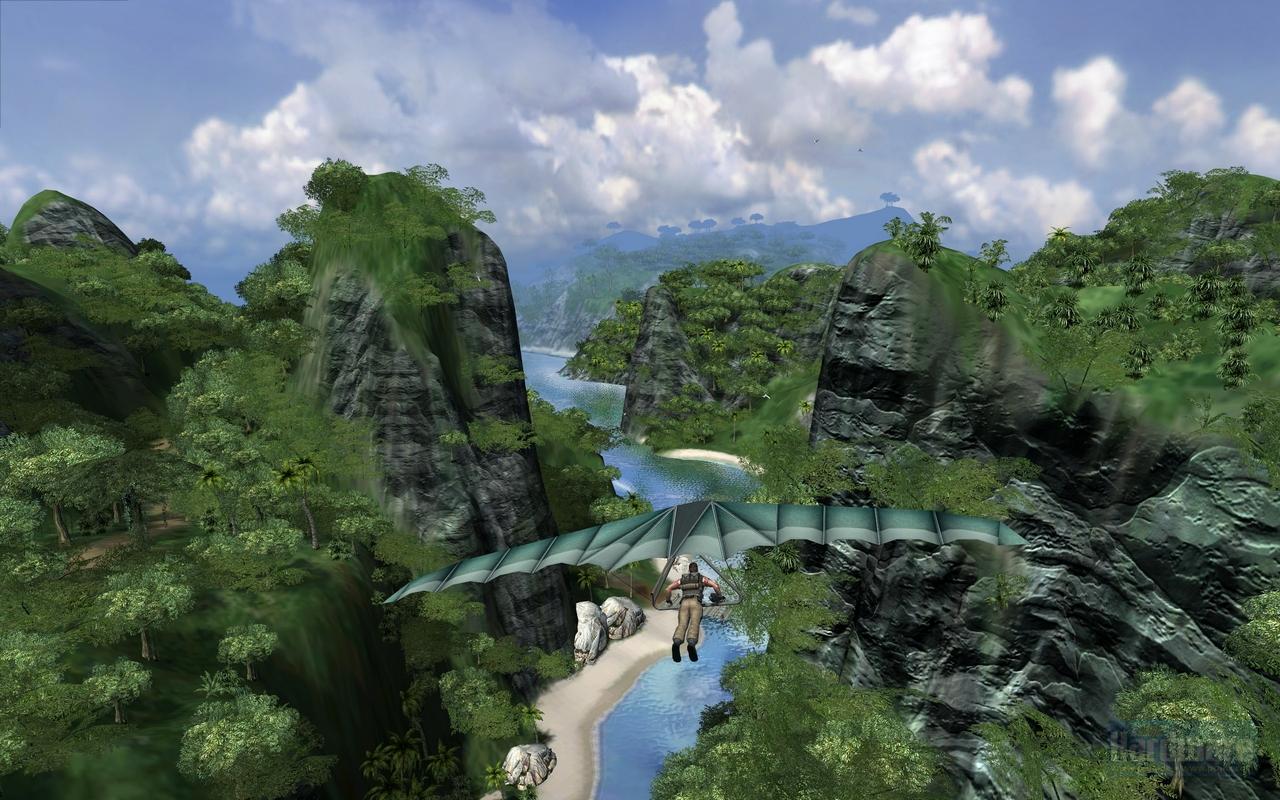 [27/01/2010] Die großen Levels und die hohe Sichtweite forderten ihren Tribut: Far Cry (dt.) lief erst mit 1 GiB RAM rund.
