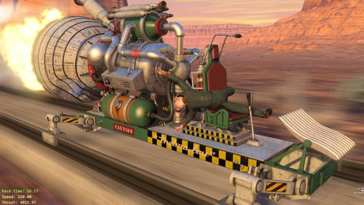 [17/01/2010] Geforce 100 Fermi Techdemo Supersonic Sled 050