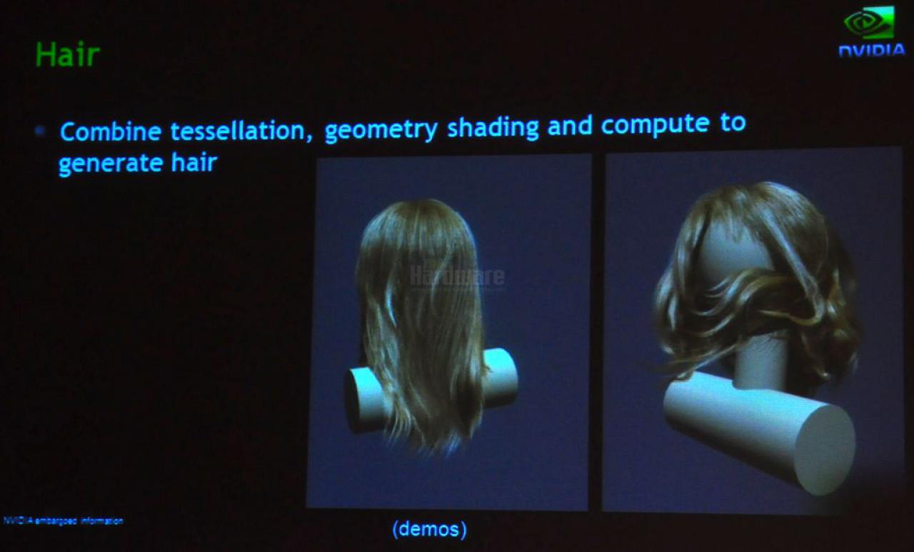 [17/01/2010] Geforce 100 Fermi Techdemo Hair Rendering