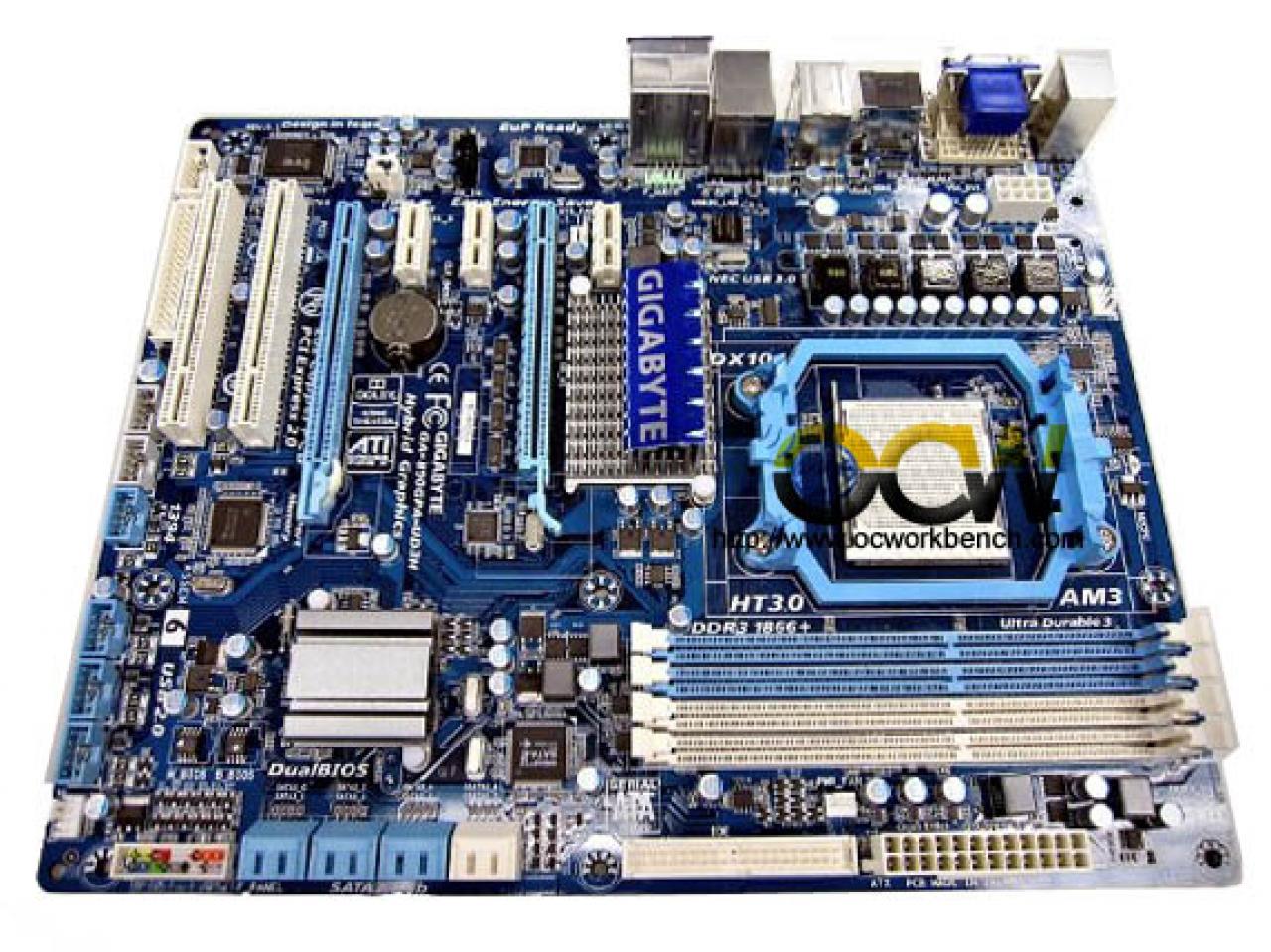 [21/01/2010] Gigabyte GA-890GPA-UD3H mit AMD 890GX-Chipsatz: Fotos und Spezifikationen aufgetaucht (12)