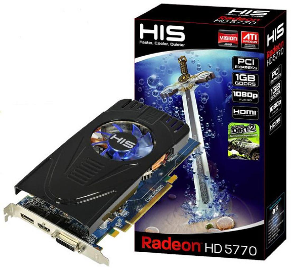 [11/01/2010] HIS Radeon HD 5770 (Alternative Gestaltung inklusive Dirt 2)