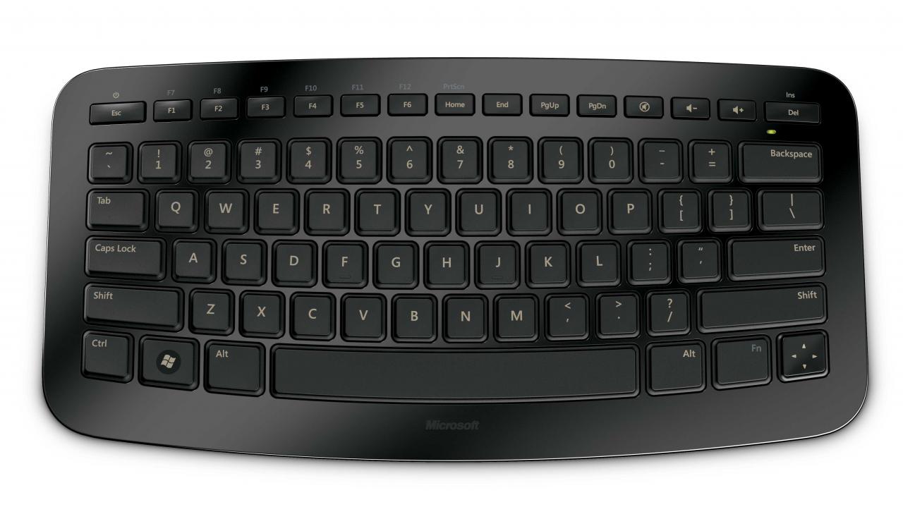 [08/01/2010] Microsoft Arc Keyboard: Gebogene, kompakte Designer-Tastatur für mehr Ergonomie (7)