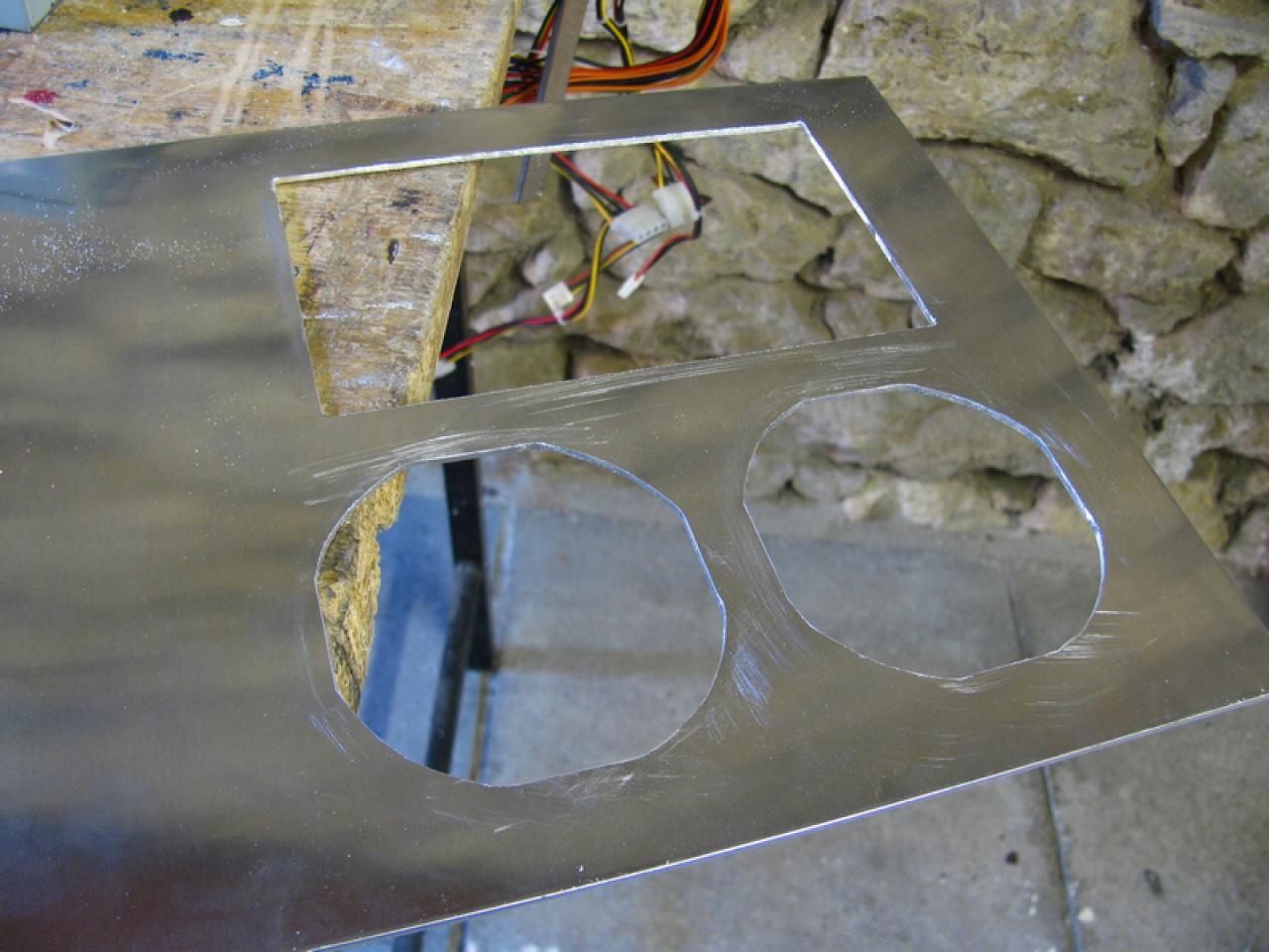 [03/01/2010] Casecon-Projekt: Gehäuse in Pixel-Optik im Eigenbau plus Delta-Hovercraft (74)