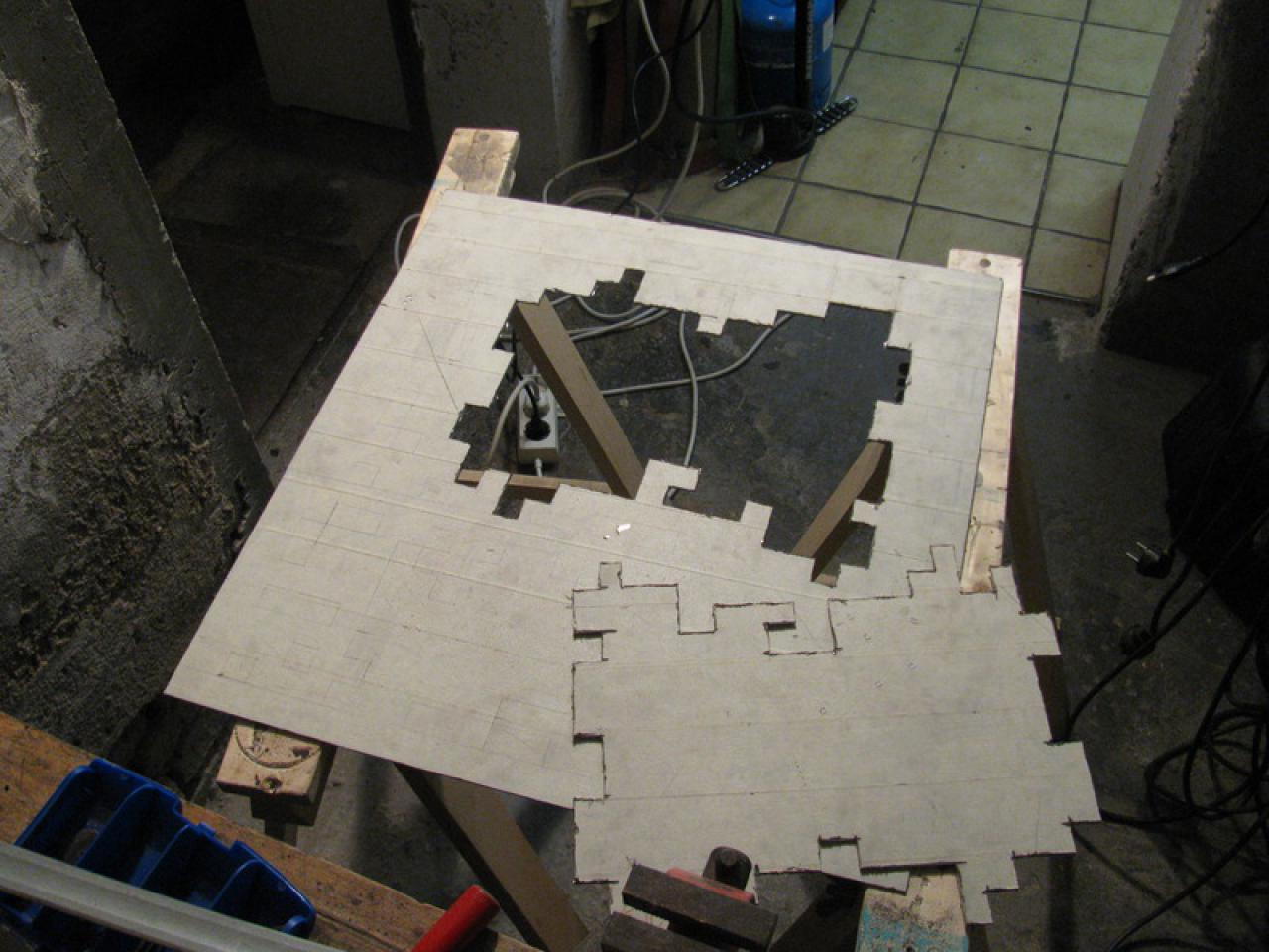 [03/01/2010] Casecon-Projekt: Gehäuse in Pixel-Optik im Eigenbau plus Delta-Hovercraft (111)
