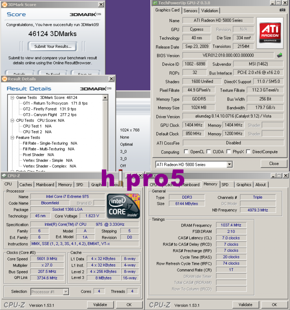 [18/02/2010] Benchmark-Rekorde mit MSI Radeon HD 5870 Lightning Edition aufgestellt (2)