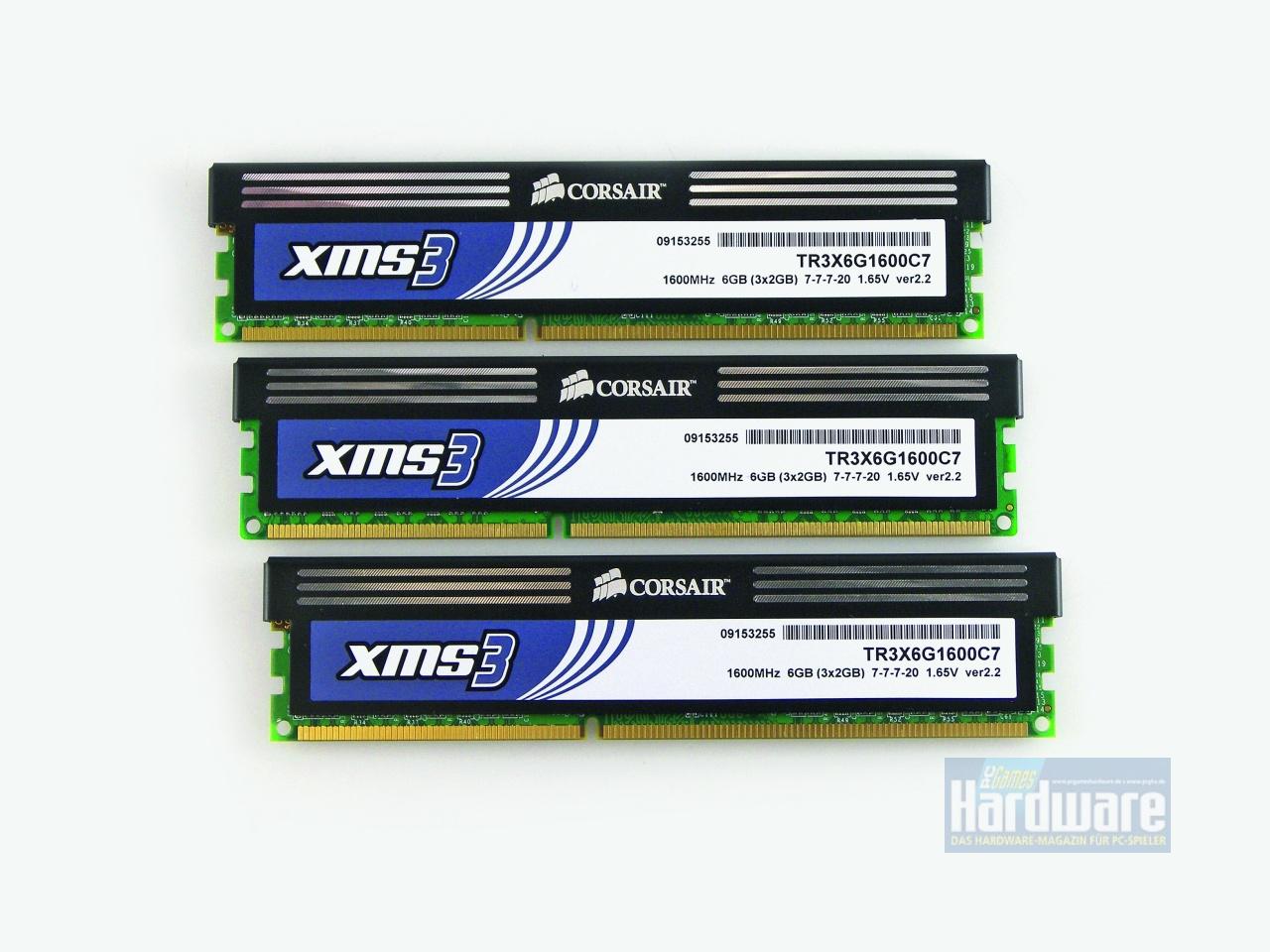 [23/02/2010] Corsair XMS 3 TR3X6G1600C7