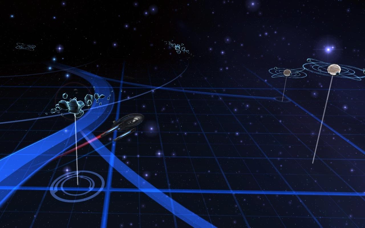 [05/02/2010] Star Trek Online: Grafik-Flop - Es ist sicher eine Frage des Geschmacks aber wir finden die Sektorenkarte einfach hässlich.