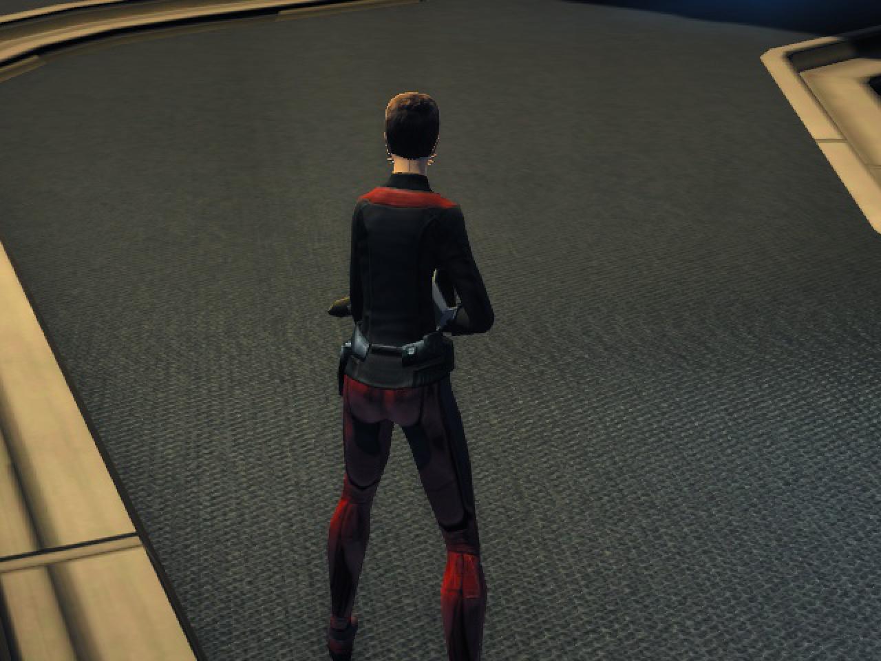 [05/02/2010] Star Trek Online: Grafik-Flop - Manche Bodentexturen sorgen für einen fiesen Moiré-Effekt. Zum Glück hilft hier anisotrope Texturfilterung.