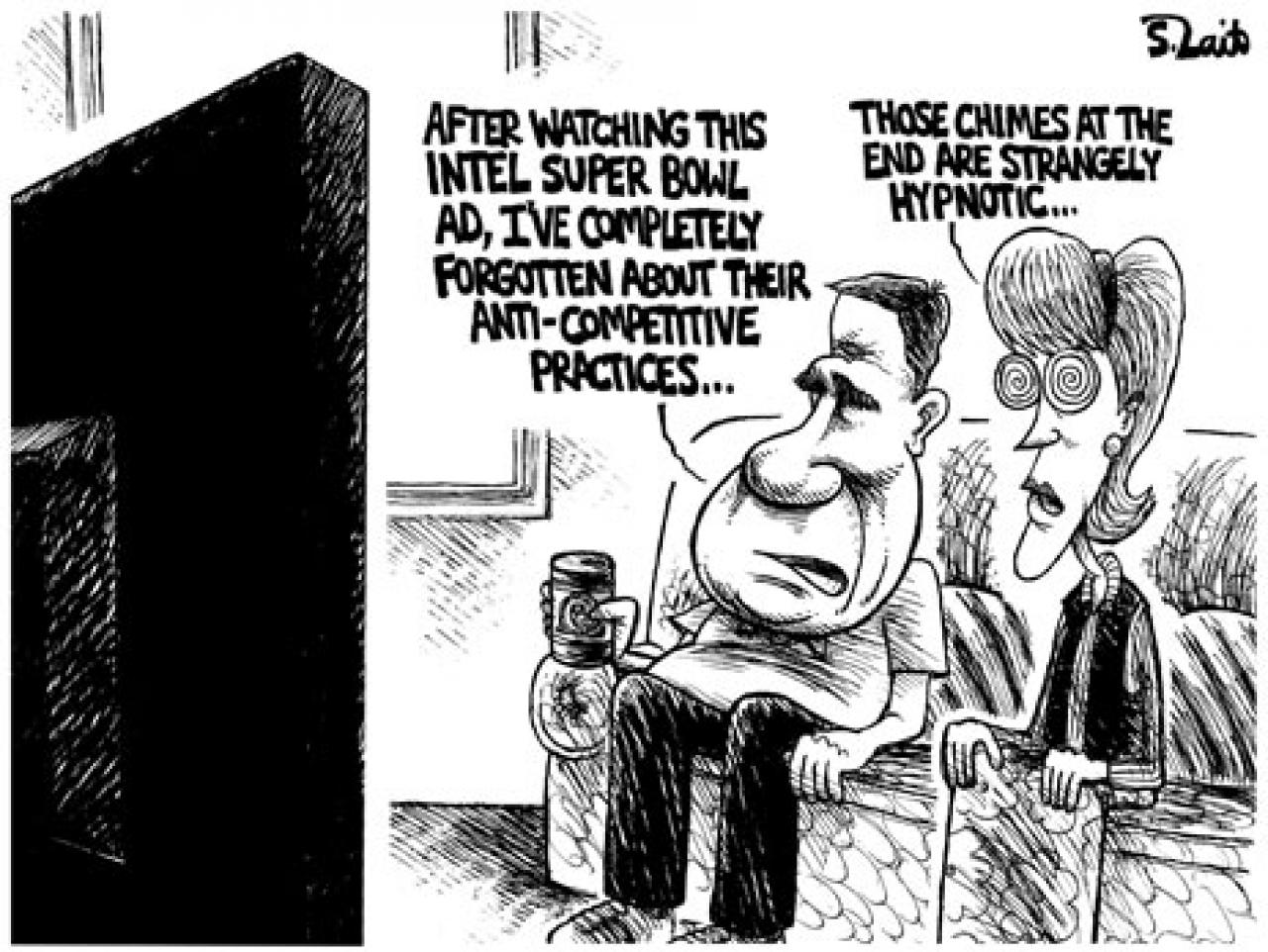 [10/02/2010] Wirkung der Superbowl 2010-Werbefilme von Intel auf die Zuschauer
