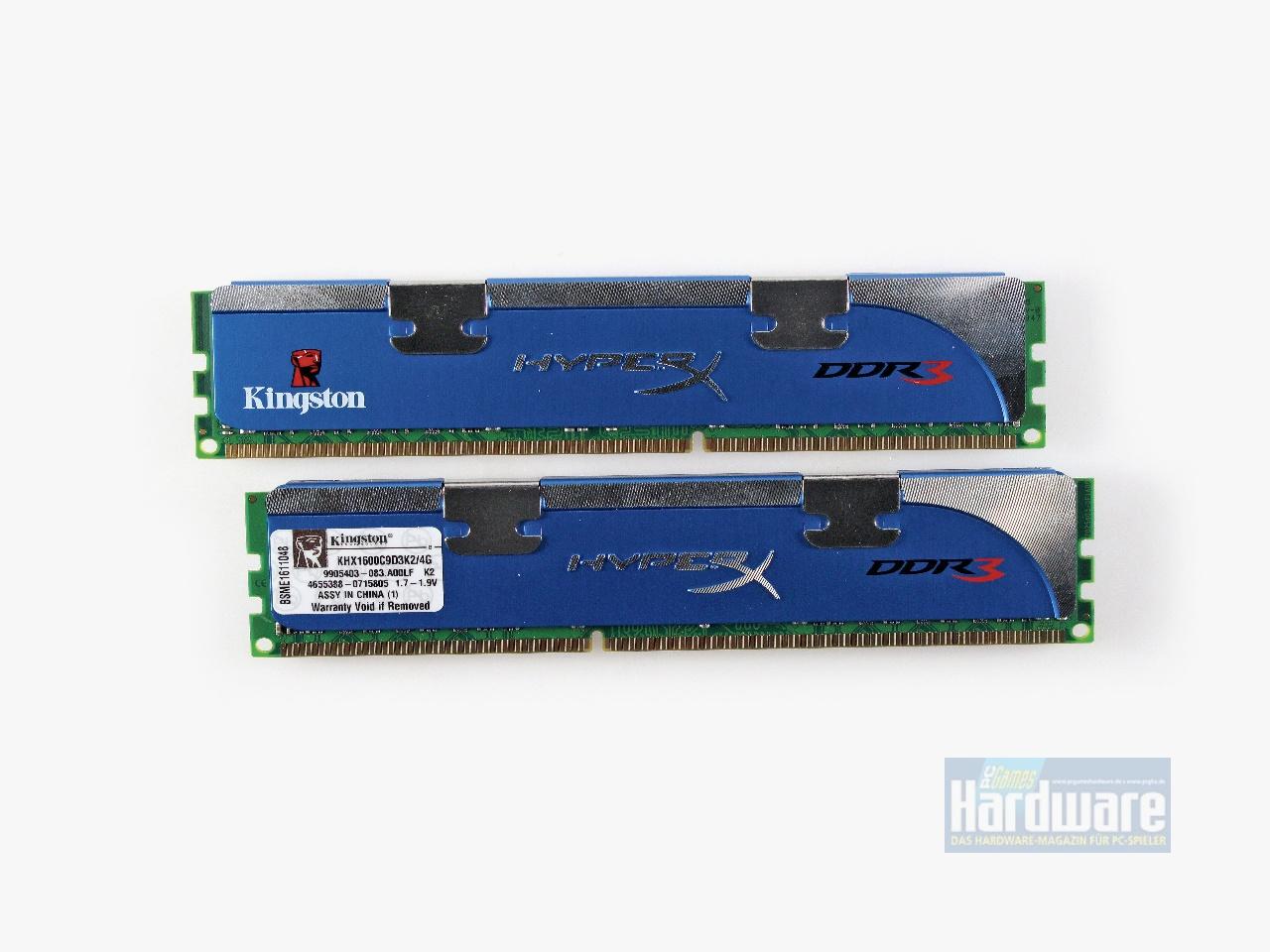 [23/02/2010] Kingston Hyper X KHX1600C9D3K2/4G