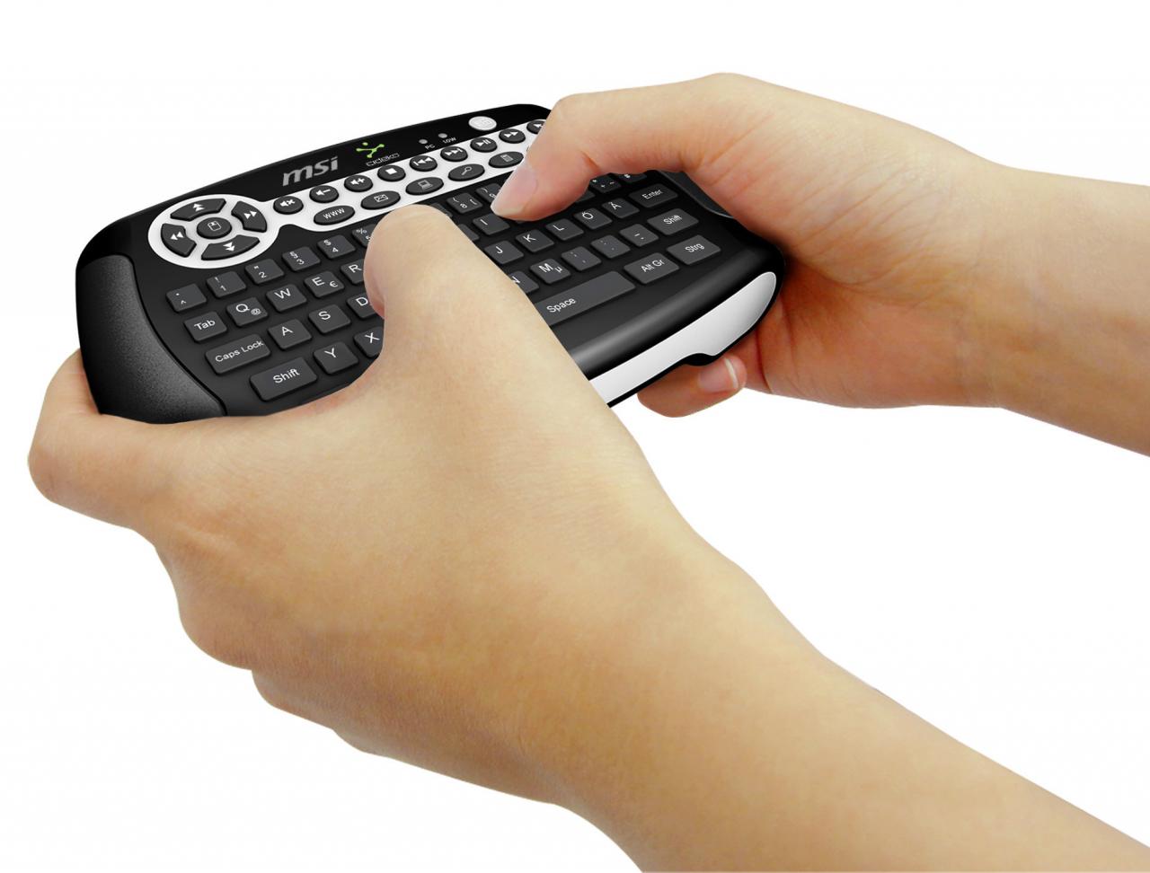 [05/02/2010] MSI Air Keyboard: Kabellose Mini-Tastatur mit integrierter Bewegungssteuerung (4)