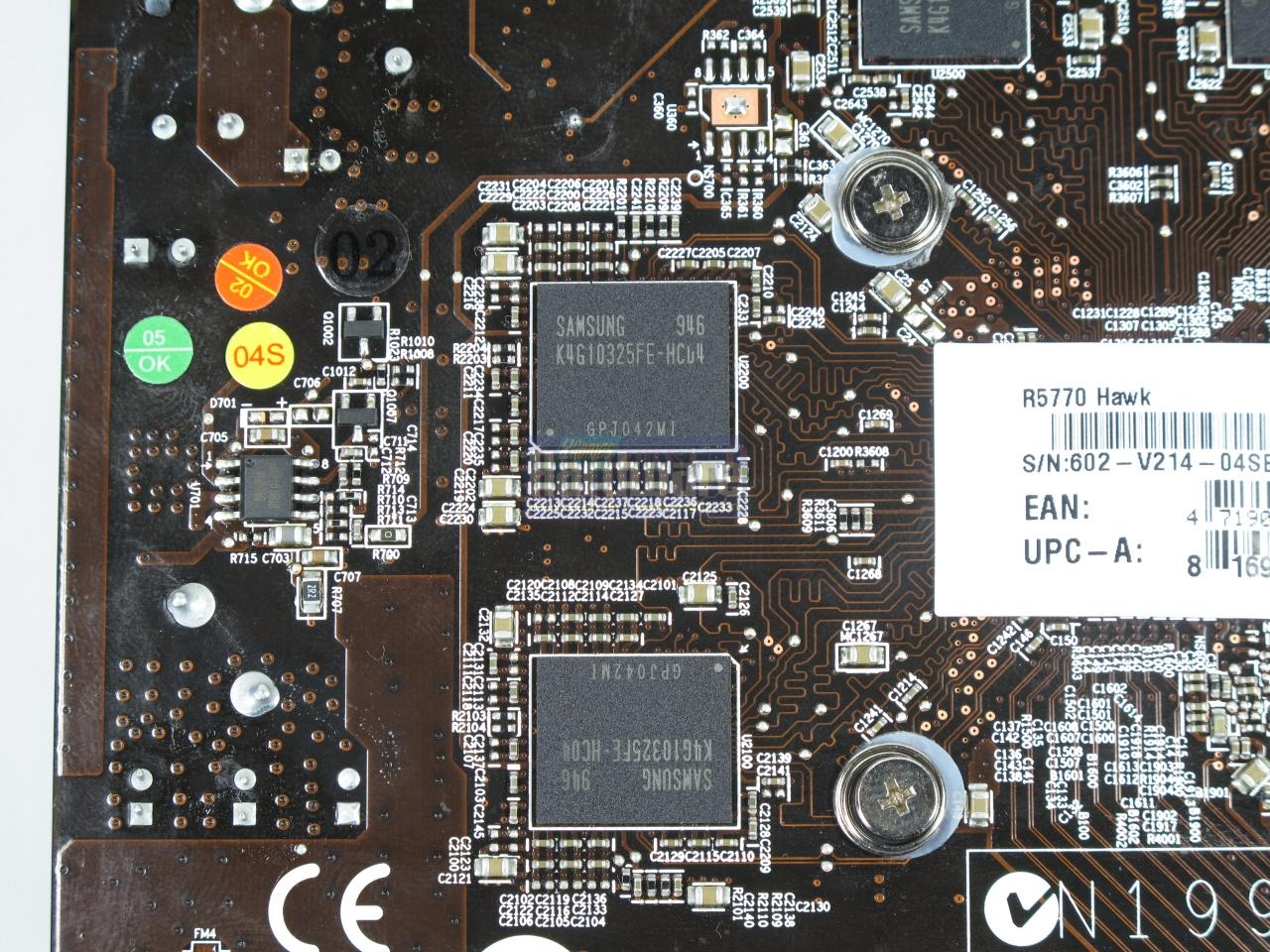 [04/02/2010] MSI Radeon HD 5770 Hawk: Der Speicher ist bis 2.500 MHz spezifiziert.