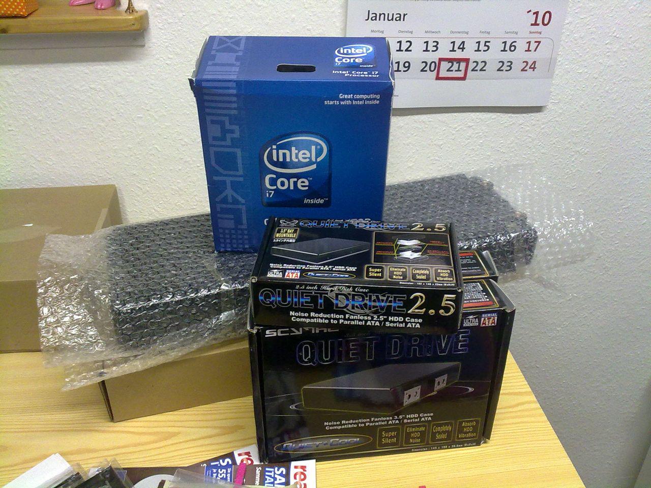 [17/02/2010] Lian-Li-Casemod in Bienen-Optik (2)