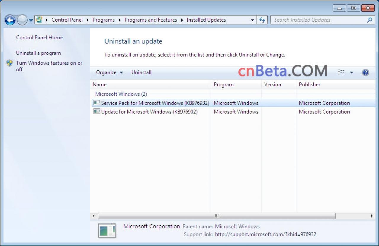 [24/02/2010] Windows 7 Service Pack 1 Beta (4)