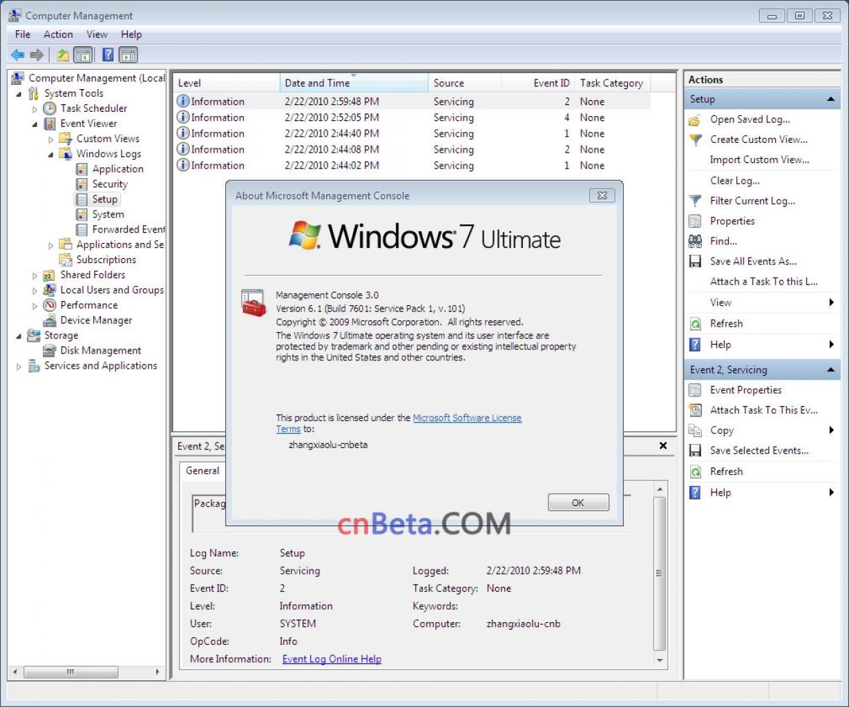 [24/02/2010] Windows 7 Service Pack 1 Beta (5)