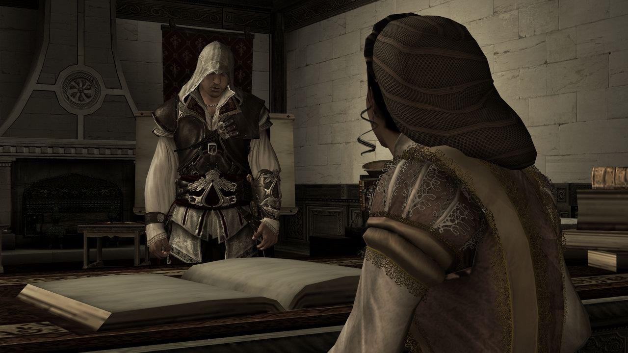 [11/03/2010] Assassin's Creed 2: Flop (Low-Res-Texturen beim Buch)
