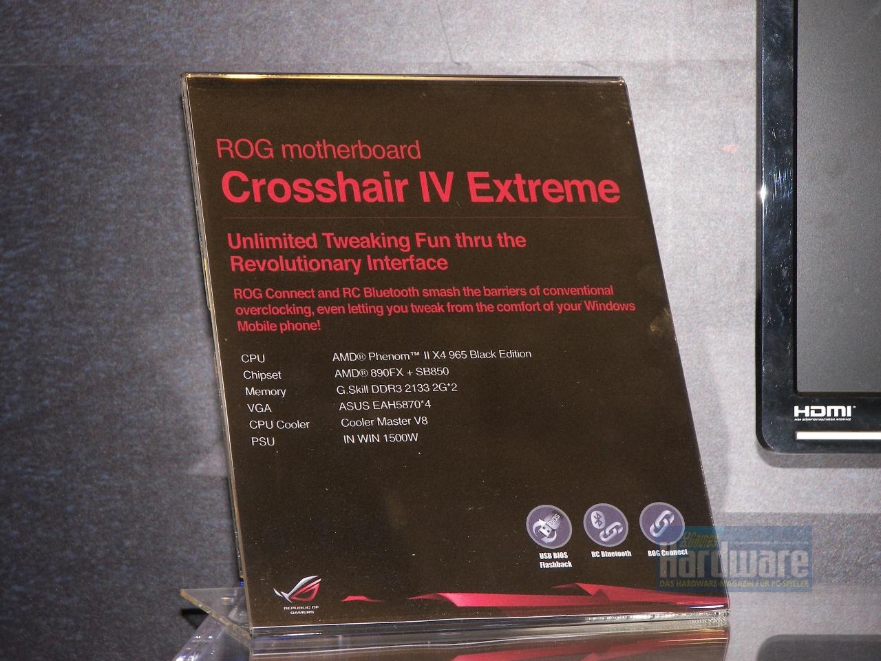[03/03/2010] Bilder des Asus Crosshair IV Extreme von der Cebit 2010 (1)