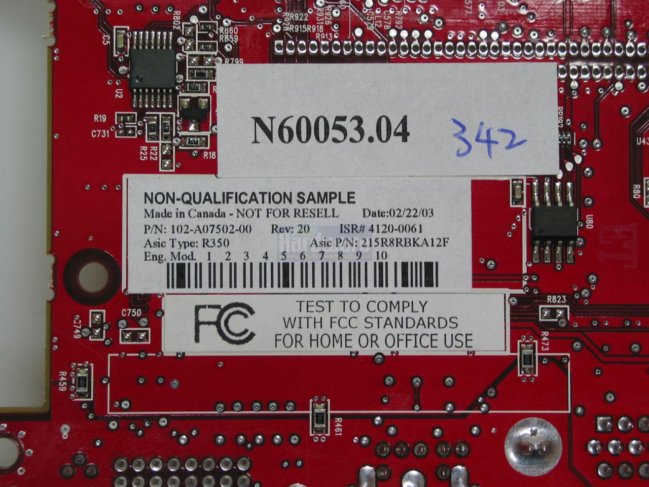 [05/03/2010] Ati Radeon 9800 Pro - ein Engineering-Muster