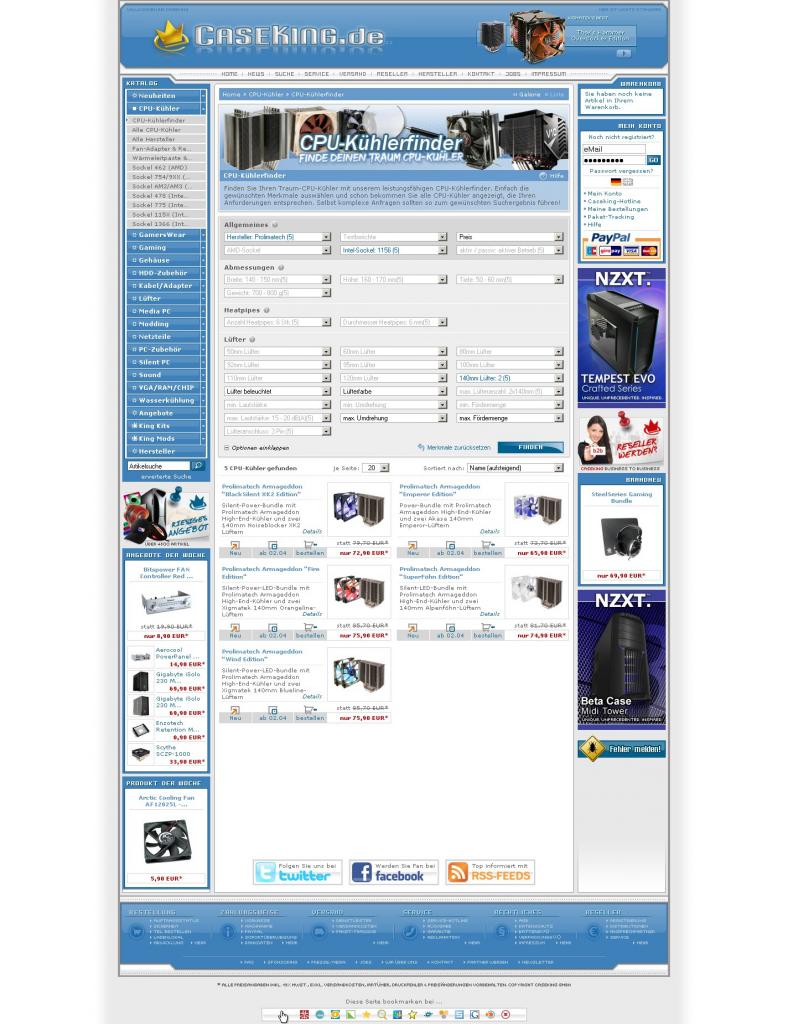 [24/03/2010] Caseking: CPU-Kühlerfinder vorgestellt (2)