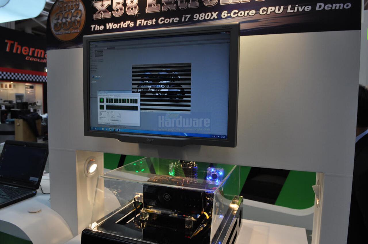 [01/03/2010] Intel Core i7-980X: Benchmarks der Sechskern-CPU auf der Cebit (1)